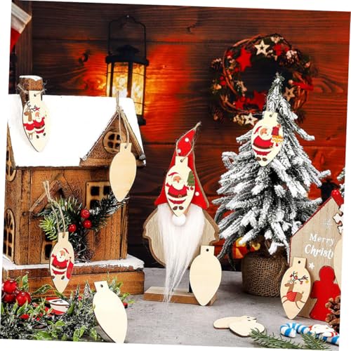 Ipetboom 50 Stück Unbehandelte Holzscheiben in Lichtbirnenform Natürliche Holzchips für DIY Weihnachtsdekoration Robuste Holzanhänger zum Basteln Natürliche Kiefernholzscheiben für Ipetboom 50 Stück Unbehandelte Holzscheiben in Lichtbirnenform Natürliche Holzchips für DIY Weihnachtsdekoration Robuste Holzanhänger zum Basteln Natürliche Kiefernholzscheiben für von Ipetboom