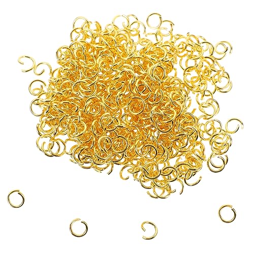 Ipetboom 500 Stück Sprungringe Schmuckherstellung Robuste Offene Verbindungsringe für DIY Ketten Armbänder Schlüsselanhänger und Schmuckreparatur Ipetboom 500 Stück Sprungringe Schmuckherstellung Robuste Offene Verbindungsringe für DIY Ketten Armbänder Schlüsselanhänger und Schmuckreparatur von Ipetboom
