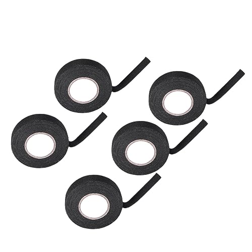 Ipetboom 5Stück Teiliges Flammenschutz Isolierband Wasserdichtes Elektrisches Klebeband für Autos DIY Industrie und Heimgebrauch Schwarz von Ipetboom