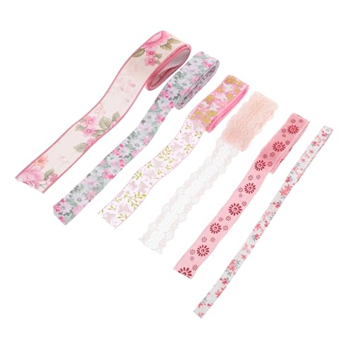Ipetboom 6 Rollen Blumenmuster Geschenkband aus Vielseitige DIY Dekorationsbänder für Geschenkverpackungen Kunsthandwerk und Heimdekoration Je Designs Ipetboom 6 Rollen Blumenmuster Geschenkband aus Vielseitige DIY Dekorationsbänder für Geschenkverpackungen Kunsthandwerk und Heimdekoration Je Designs von Ipetboom