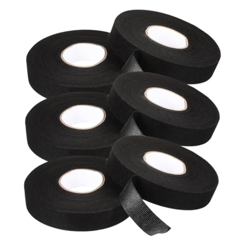 Ipetboom 6 Rollen Hochtemperaturbeständiges Kabelbaum Klebeband Selbstklebendes Gewebeband für Auto Geräuschreduzierung Starke Haftung für Motoranwendungen Ipetboom 6 Rollen Hochtemperaturbeständiges Kabelbaum Klebeband Selbstklebendes Gewebeband für Auto Geräuschreduzierung Starke Haftung für Motoranwendungen von Ipetboom