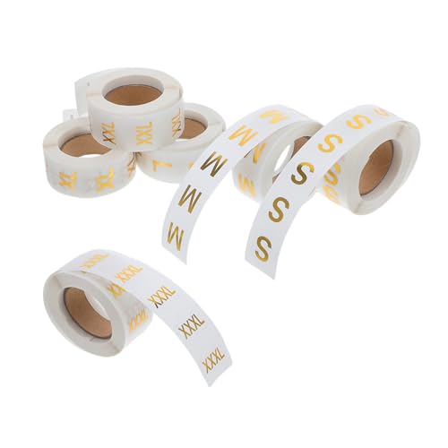 Ipetboom 6 Rollen Kleidergrößenaufkleber 20 Mm Kleidersortieretiketten S 3Xl Selbstklebende Runde Etiketten – Für Die Bekleidungsorganisation Den Einzelhandel Und Die Bestandsverwaltung Ipetboom 6 Rollen Kleidergrößenaufkleber 20 Mm Kleidersortieretiketten S 3Xl Selbstklebende Runde Etiketten – Für Die Bekleidungsorganisation Den Einzelhandel Und Die Bestandsverwaltung von Ipetboom