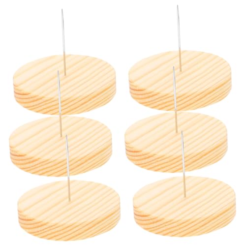 Ipetboom 6 Sätze Holzsockel Puppenständer für Filzpuppen Displayhalter Stabile Runde Basis DIY Puppenhalter für Bastelzimmer und Sammler Ipetboom 6 Sätze Holzsockel Puppenständer für Filzpuppen Displayhalter Stabile Runde Basis DIY Puppenhalter für Bastelzimmer und Sammler von Ipetboom