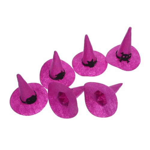 Ipetboom 6 Stück Kleine Filz Hexenhüte Halloween Hexenhut Diy Basteln Puppenhut für Karneval Kostüm Party Dekoration mit Spinne Katze Kürbis Fledermaus Ipetboom 6 Stück Kleine Filz Hexenhüte Halloween Hexenhut Diy Basteln Puppenhut für Karneval Kostüm Party Dekoration mit Spinne Katze Kürbis Fledermaus von Ipetboom