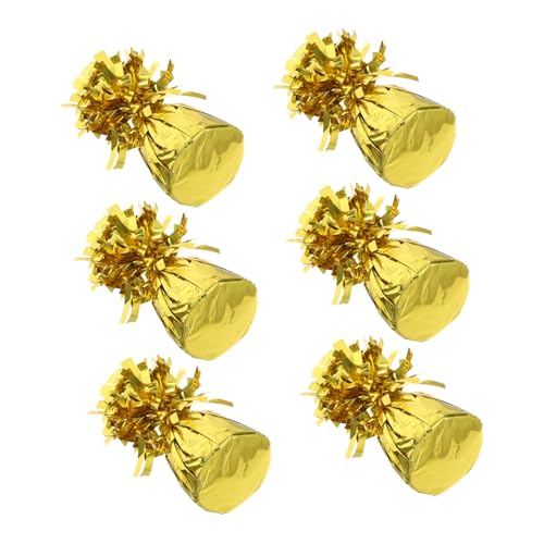 Ipetboom 6 Stück Robuste Beschwerer für Hochzeiten Geburtstagsfeiern Babypartys und Jubiläen Goldfarbe Ipetboom 6 Stück Robuste Beschwerer für Hochzeiten Geburtstagsfeiern Babypartys und Jubiläen Goldfarbe von Ipetboom