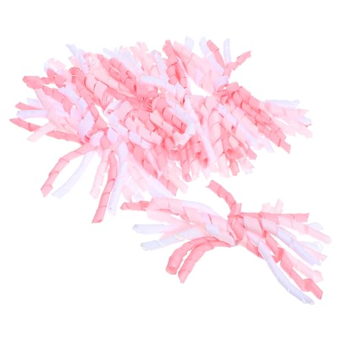 Ipetboom 6 Stück Schleifenband Wickelzubehör Schleifen Gelocktes Chiffonband Für Dicke Organza Seidenknoten Hochzeit Weißes Band Geburtstagsfarbe Ripsband Weihnachtsverpackung von Ipetboom