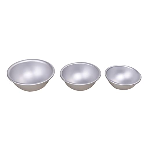 Ipetboom 6 Stück Teiliges Aluminium Bade Salzformen DIY Halbkugel Seifenformen für Backen Süßigkeiten und Kreative Bastelprojekte Ipetboom 6 Stück Teiliges Aluminium Bade Salzformen DIY Halbkugel Seifenformen für Backen Süßigkeiten und Kreative Bastelprojekte von Ipetboom