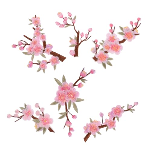 Ipetboom 6 Stück Teiliges Bestickte Blumenbügel-patches mit Pflaumenblüte Stoffapplikationen zum Aufnähen und Aufbügeln Geeignet für Kleidung Taschen Hüte Diy-textildekor Ipetboom 6 Stück Teiliges Bestickte Blumenbügel-patches mit Pflaumenblüte Stoffapplikationen zum Aufnähen und Aufbügeln Geeignet für Kleidung Taschen Hüte Diy-textildekor von Ipetboom