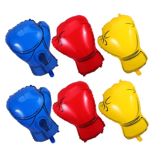 Ipetboom 6 Stück Teiliges Boxhandschuh Folienballon Farbenfrohe Aufblasbare Partydekoration für Wrestling Abende Jungen Geburtstage und Sportevents Einfach Aufzublasen und Strapazierfähig Ipetboom 6 Stück Teiliges Boxhandschuh Folienballon Farbenfrohe Aufblasbare Partydekoration für Wrestling Abende Jungen Geburtstage und Sportevents Einfach Aufzublasen und Strapazierfähig von Ipetboom