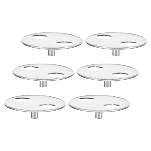 Ipetboom 6 Teilige Ersatzteile Für Spieluhren Metall Aufziehschlüsselscheibe – 55 Mm Ersatz Aufziehschlüssel Reparaturteile Für Einfache DIY Modifikationsprojekte von Ipetboom