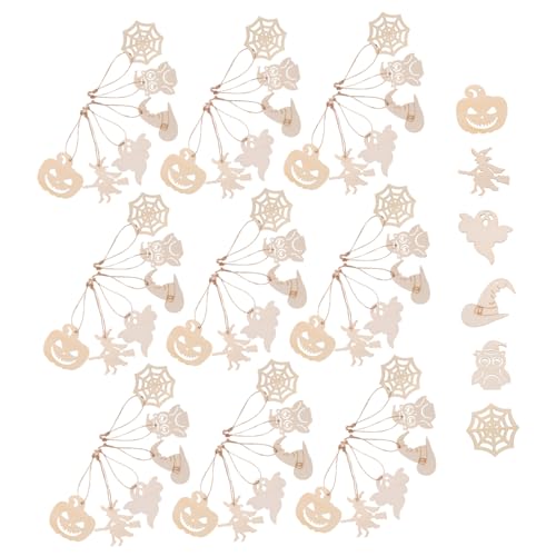 Ipetboom 60 Stück Teiliges Halloween Holz Deko Unvollendete Holzscheiben Kürbis Hexe Formen zum Bemalen Basteln für DIY Halloween Dekoration Ipetboom 60 Stück Teiliges Halloween Holz Deko Unvollendete Holzscheiben Kürbis Hexe Formen zum Bemalen Basteln für DIY Halloween Dekoration von Ipetboom