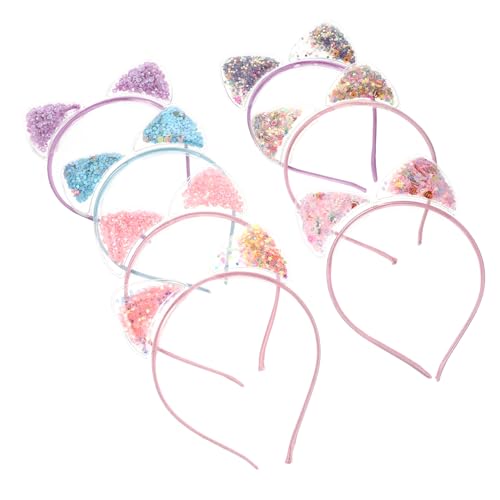 Ipetboom 7 Stück Haarreif Teiliges Bunte Katzenohren Haarschmuck Glitzerndes Design Karneval Kopfschmuck für Mädchen Universelle Sicher und Wiederverwendbar Ipetboom 7 Stück Haarreif Teiliges Bunte Katzenohren Haarschmuck Glitzerndes Design Karneval Kopfschmuck für Mädchen Universelle Sicher und Wiederverwendbar von Ipetboom