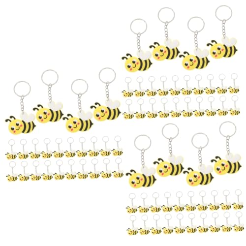 Ipetboom 72 Stck. Süßer Cartoon Bienen Schlüsselanhänger Teilig Anhänger für Taschen Geldbörsen Autos als Kreative Deko oder für Familie und Freunde Ipetboom 72 Stck. Süßer Cartoon Bienen Schlüsselanhänger Teilig Anhänger für Taschen Geldbörsen Autos als Kreative Deko oder für Familie und Freunde von Ipetboom