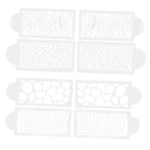 Ipetboom 8 Stück Teiliges Cake Lace Dekorationsset aus Leichtem Pet Material Wiederverwendbare Tortendeko Schablonen mit Glatten Kanten für DIY Kuchenmuster und Handgemachte Ipetboom 8 Stück Teiliges Cake Lace Dekorationsset aus Leichtem Pet Material Wiederverwendbare Tortendeko Schablonen mit Glatten Kanten für DIY Kuchenmuster und Handgemachte von Ipetboom