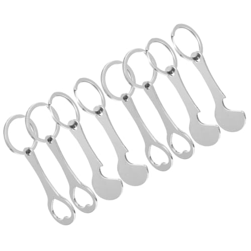 Ipetboom 8 Stück Teiliges Einkaufswagenchips mit Schlüsselring Praktischer Leichter Trolley Token Schlüsselanhänger für Einkaufswagen Rostfrei Kreatives Design als von Ipetboom