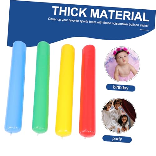Ipetboom 8 Stück Teiliges PVC Aufblasbares Bunte Cheer Sticks Robust Leicht Wiederverwendbar für Kindergarten Party und Sportveranstaltungen Ipetboom 8 Stück Teiliges PVC Aufblasbares Bunte Cheer Sticks Robust Leicht Wiederverwendbar für Kindergarten Party und Sportveranstaltungen von Ipetboom