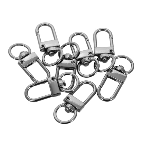 Ipetboom 8Stücke Karabiner Schlüsselanhänger Clips für DIY Taschenzubehör Schmuckherstellung Lanyard Hardware Langlebig Einfache Befestigung Ipetboom 8Stücke Karabiner Schlüsselanhänger Clips für DIY Taschenzubehör Schmuckherstellung Lanyard Hardware Langlebig Einfache Befestigung von Ipetboom
