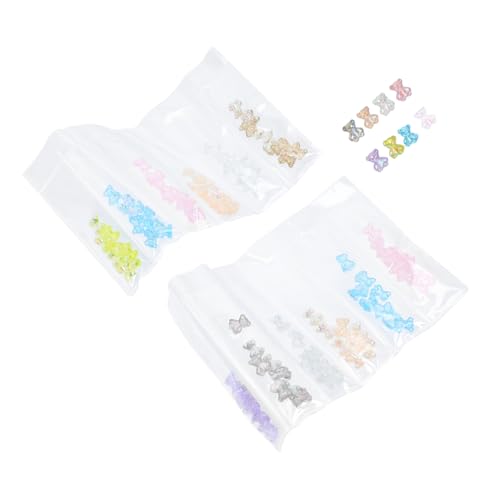Ipetboom 96 Stück Teiliges Nagelschmuck mit Kristallbären Langlebige Nail Art Ornamente Modische Maniküre Dekoration für Kreative Einfache Anwendung bei Gelnägeln und DIY Nageldesign Ipetboom 96 Stück Teiliges Nagelschmuck mit Kristallbären Langlebige Nail Art Ornamente Modische Maniküre Dekoration für Kreative Einfache Anwendung bei Gelnägeln und DIY Nageldesign von Ipetboom