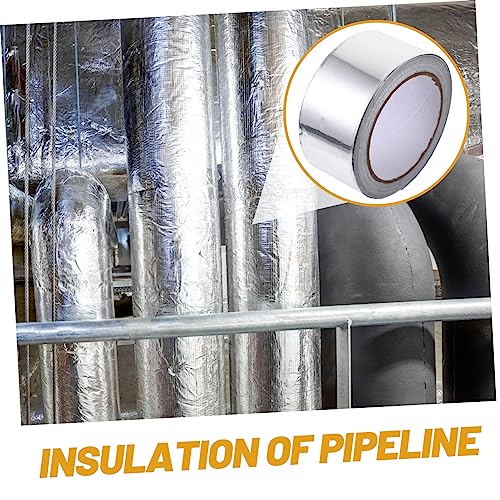 Ipetboom Aluminium Klebeband Hitzebeständiges Selbstklebendes Isolierband für Bodenheizung Leitfähig zum Abdichten und Isolieren von Ipetboom
