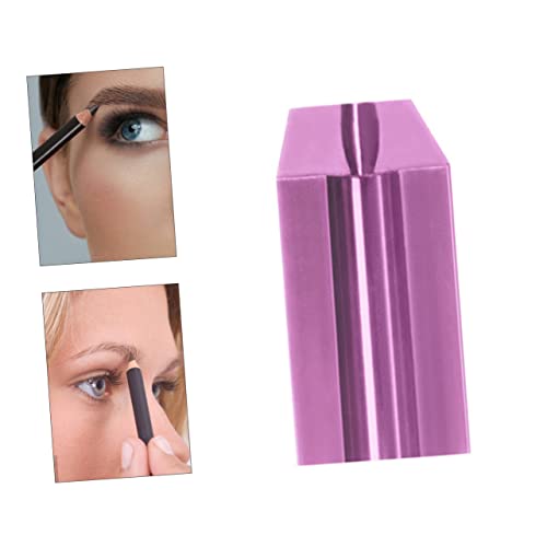 Ipetboom Augenbrauenstift Anspitzer Werkzeug Kompakt Leicht Vierseitiger Kosmetikstift Spitz Assistent Schärft Flache und Spitze Spitzen für Präzises Make Up Geeignet für Dicke und von Ipetboom