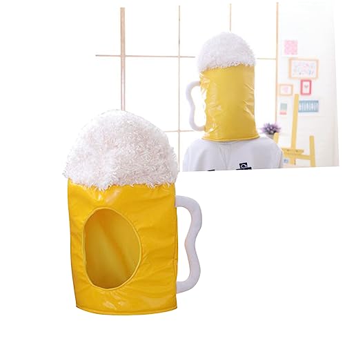 Ipetboom Bierspielzeug winterliche Kopfbedeckung Bier Requisiten Hut trinken Spaß Karikatur Bierkrug Hut Cosplay -Kopfbedeckung Cartoon-Kappe Gelb Ipetboom Bierspielzeug winterliche Kopfbedeckung Bier Requisiten Hut trinken Spaß Karikatur Bierkrug Hut Cosplay -Kopfbedeckung Cartoon-Kappe Gelb von Ipetboom