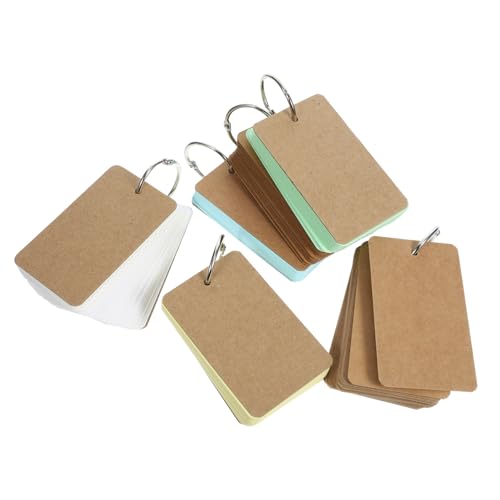 Ipetboom Blanko Lernkarten mit Ringbindung Robuste Kraftpapier Notizblöcke Leicht Tragbare Karteikarten für Studium Notizen To do listen Je Block Ipetboom Blanko Lernkarten mit Ringbindung Robuste Kraftpapier Notizblöcke Leicht Tragbare Karteikarten für Studium Notizen To do listen Je Block von Ipetboom