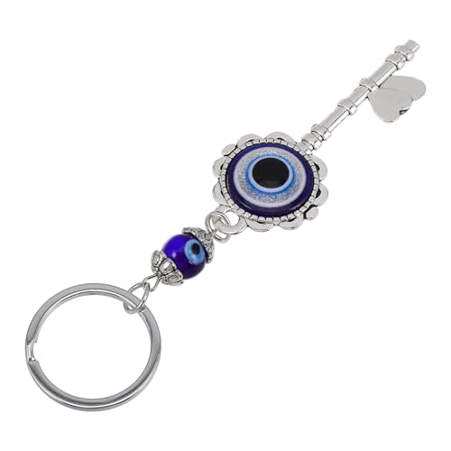 Ipetboom Blauer Evil Eye Schlüsselanhänger Leichtes Hängeornament aus Verschleißfestem Material für Autoschlüssel Rucksack und Alltag Stilvoller Schlüsselring mit Bösem Blick Schutzdesign von Ipetboom