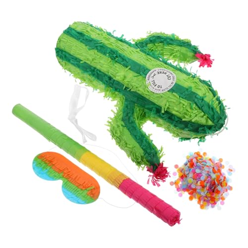 Ipetboom Cactus Pinata Set für Hochzeitsfeiern und Geburtstagsfeiern Wiederverwendbare Nachhaltige Piñata für Kreative Partys Interaktives und Koordination Zufällige Farbe von Ipetboom