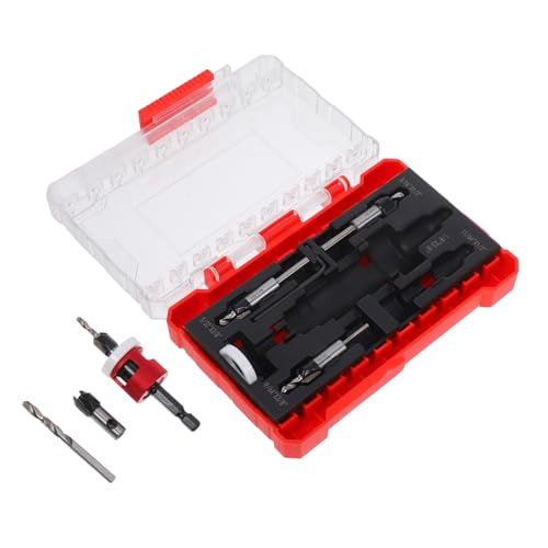 Ipetboom Countersink Bohrer Set mit Tiefenanschlag Teiliges Senkbohrer für Präzise Schraubenlöcher Langlebig Einfach zu Bedienen für Tischlerarbeiten und Holzprojekte Ipetboom Countersink Bohrer Set mit Tiefenanschlag Teiliges Senkbohrer für Präzise Schraubenlöcher Langlebig Einfach zu Bedienen für Tischlerarbeiten und Holzprojekte von Ipetboom