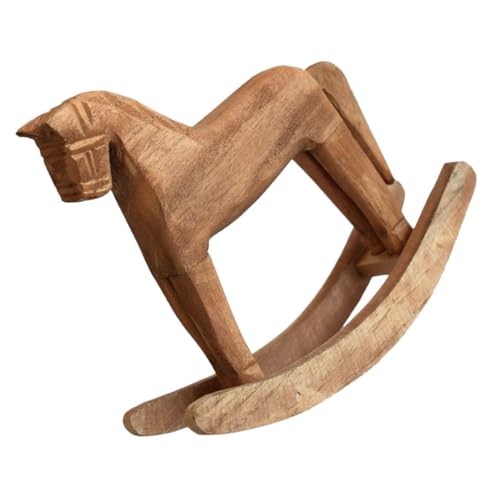 Ipetboom Dekorativer Holz Schaukelpferd Figur Handgeschnitzte Tisch-Dekoration Aus Kiefernholz Einzigartiges Desktop-Ornament Für Zuhause Büro Oder Bar Ipetboom Dekorativer Holz Schaukelpferd Figur Handgeschnitzte Tisch-Dekoration Aus Kiefernholz Einzigartiges Desktop-Ornament Für Zuhause Büro Oder Bar von Ipetboom