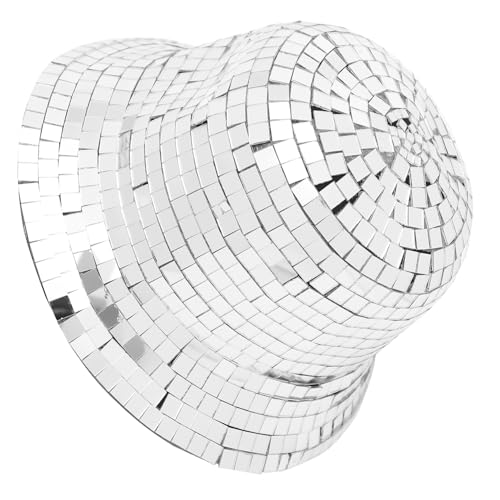 Ipetboom Disco Pailletten Fischerhut Damen Verspiegelter Glitzer Bucket Hat Leichter Partyhut für Festivals Cosplay und Bühnenauftritte Atmungsaktiv und Sonnenschützend Ipetboom Disco Pailletten Fischerhut Damen Verspiegelter Glitzer Bucket Hat Leichter Partyhut für Festivals Cosplay und Bühnenauftritte Atmungsaktiv und Sonnenschützend von Ipetboom