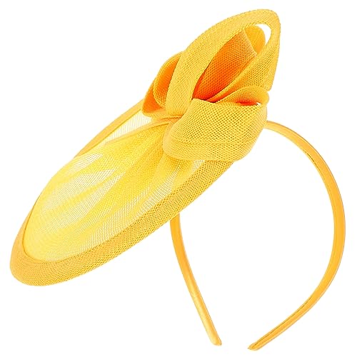 Ipetboom Fascinator Hüte für Frauen Zylinder Haarspange Netzstoff Retro Teeparty Kopfschmuck Haarschmuck für Hochzeiten und Cocktailpartys von Ipetboom