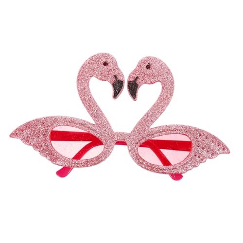 Ipetboom Flamingo Sonnenbrille Hawaii Party Brille Lustige Kunststoff Brillen für Erwachsene und Karneval Musikfestival Strand Dekoration von Ipetboom