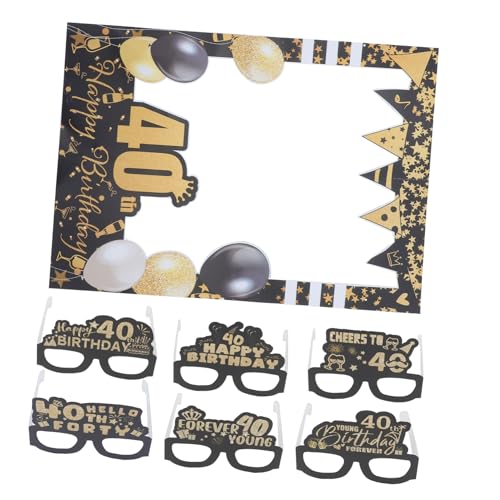 Ipetboom Geburtstag Papierbrillen Set Lustige Partybrillen für Geburtstagsfeiern Fotoautomaten Requisiten Brillen Bunte Dekoration für Unvergessliche Ipetboom Geburtstag Papierbrillen Set Lustige Partybrillen für Geburtstagsfeiern Fotoautomaten Requisiten Brillen Bunte Dekoration für Unvergessliche von Ipetboom