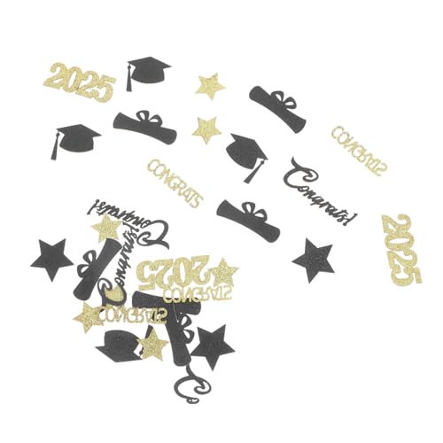 Ipetboom Glitzernde Absolventenhut Konfetti für Kindergarten Vorschule High School und College Feierlichkeiten Tischschmuck für Akademische Feiern Ipetboom Glitzernde Absolventenhut Konfetti für Kindergarten Vorschule High School und College Feierlichkeiten Tischschmuck für Akademische Feiern von Ipetboom