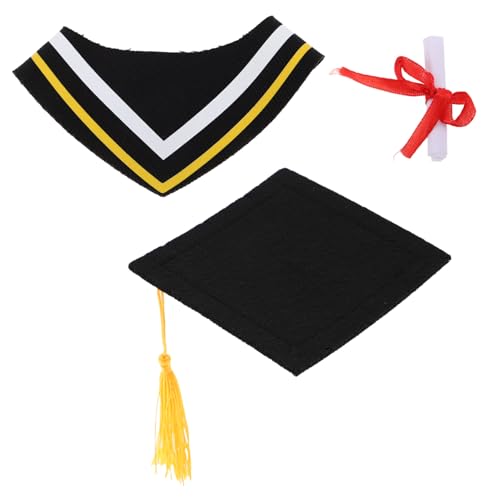 Ipetboom Graduation Bear Outfit Plüschkleidung Abschlusskleid mit Gelbem Schal und Quaste Abschlussbären Kostüm für Doktor und Bachelorfeier Leicht Anzuziehen Süßes Party Dekorationsset Ipetboom Graduation Bear Outfit Plüschkleidung Abschlusskleid mit Gelbem Schal und Quaste Abschlussbären Kostüm für Doktor und Bachelorfeier Leicht Anzuziehen Süßes Party Dekorationsset von Ipetboom