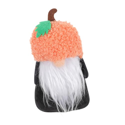 Ipetboom Halloween Deko Gnom Puppe Gesichtslose Stofffigur Orange Tischdeko Wohnzimmer Schlafzimmer Halloween Party Ornament von Ipetboom