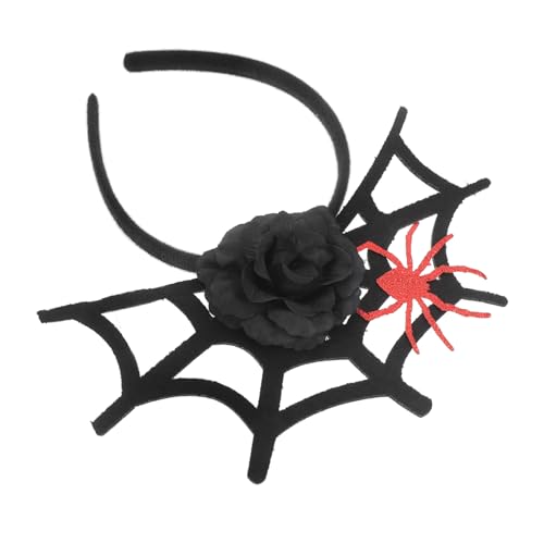 Ipetboom Halloween Spinnen Stirnband Kreatives Cosplay Haarband für Halloween Leicht Bequem für Karneval und Maskerade mit Spinnennetz Design Ipetboom Halloween Spinnen Stirnband Kreatives Cosplay Haarband für Halloween Leicht Bequem für Karneval und Maskerade mit Spinnennetz Design von Ipetboom