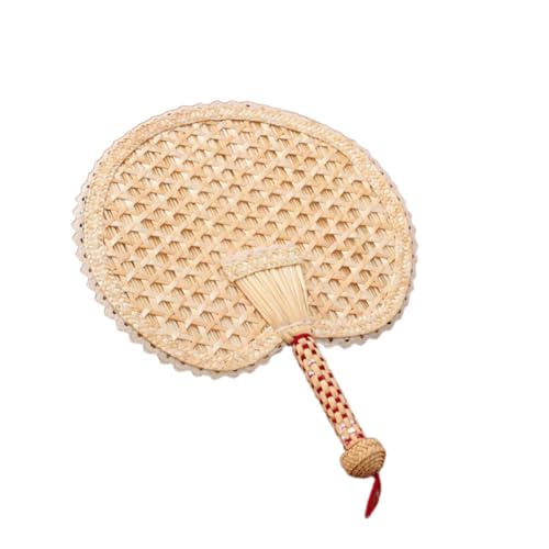 Ipetboom Handgefertigter Runder Stroh Handventilator Leichter Tragbarer Sommerfächer mit Natürlichem Bambusduft Eleganter Handgestrickter Kühlfan für Strand Party und Alltag Ipetboom Handgefertigter Runder Stroh Handventilator Leichter Tragbarer Sommerfächer mit Natürlichem Bambusduft Eleganter Handgestrickter Kühlfan für Strand Party und Alltag von Ipetboom