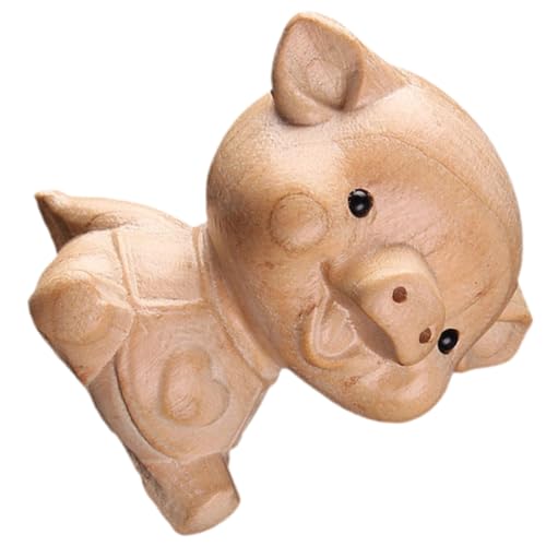 Ipetboom Handgefertigtes Holzschwein Ornament Kleine Geschnitzte Holzfigur Süßes Schwein Deko für Zuhause Büro und Garten Tischdekoration Geschenkidee Ipetboom Handgefertigtes Holzschwein Ornament Kleine Geschnitzte Holzfigur Süßes Schwein Deko für Zuhause Büro und Garten Tischdekoration Geschenkidee von Ipetboom
