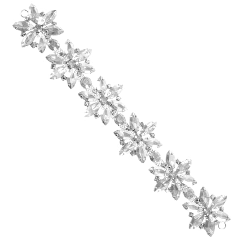 Ipetboom Hochwertige Strass Applikation mit Glassteinen Stilvolle Hochzeit Gürtel Dekoration Blumenform Vielseitig für Kleidung Schuhe Taschen Festliche Reparatur patches Ipetboom Hochwertige Strass Applikation mit Glassteinen Stilvolle Hochzeit Gürtel Dekoration Blumenform Vielseitig für Kleidung Schuhe Taschen Festliche Reparatur patches von Ipetboom