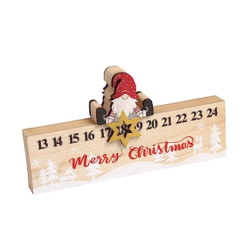 Ipetboom Holz Adventskalender für Traditioneller Countdown Kalender zur Weihnachtsdekoration Charmanter Weihnachtsbaum für Festliche für Zuhause Ipetboom Holz Adventskalender für Traditioneller Countdown Kalender zur Weihnachtsdekoration Charmanter Weihnachtsbaum für Festliche für Zuhause von Ipetboom