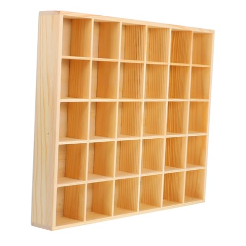 Ipetboom Holz Schmuck Organizer mit Fächern Aufbewahrungsschale für Armbänder Accessoires für Kommode Praktischer Ordnungshalter für Schmuck und Kleine Gegenstände von Ipetboom