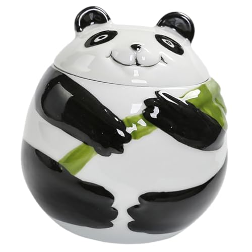 Ipetboom Keramik Teedose mit Deckel Versiegelte Aufbewahrungsbox im Panda-design Niedliche Teedose für Küche und Zuhause Praktische Vorratsdose für Tee und Trockenwaren als Geschenk Ipetboom Keramik Teedose mit Deckel Versiegelte Aufbewahrungsbox im Panda-design Niedliche Teedose für Küche und Zuhause Praktische Vorratsdose für Tee und Trockenwaren als Geschenk von Ipetboom
