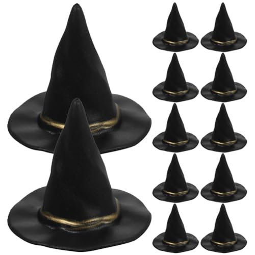 Ipetboom Kleine Hexenhüte – 60 Stück Mini-Hexenhüte Aus Filz Handgefertigt Weinflaschen- Für Halloween-Partys Diy-Haarschmuck Basteln Tischdekoration Modelle Ipetboom Kleine Hexenhüte – 60 Stück Mini-Hexenhüte Aus Filz Handgefertigt Weinflaschen- Für Halloween-Partys Diy-Haarschmuck Basteln Tischdekoration Modelle von Ipetboom