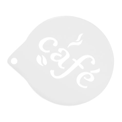 Ipetboom Kleine Latte Art Schablone aus für Cappuccino und Kaffee Wiederverwendbares Kaffeedeckorations Stencil mit Glatter Oberfläche Leicht zu Reinigen Geeignet für Milchschaum und Ipetboom Kleine Latte Art Schablone aus für Cappuccino und Kaffee Wiederverwendbares Kaffeedeckorations Stencil mit Glatter Oberfläche Leicht zu Reinigen Geeignet für Milchschaum und von Ipetboom