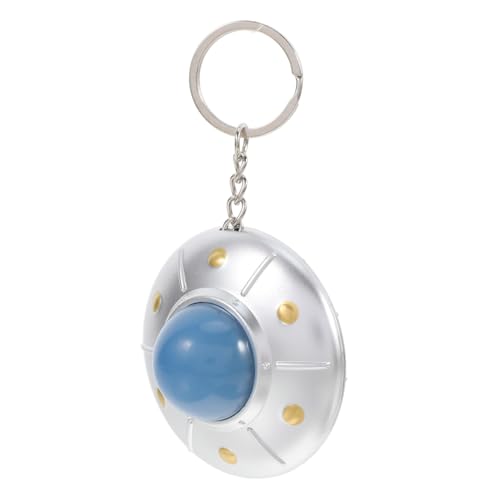 Ipetboom LED Licht Schlüsselanhänger Fliegende Untertasse mit Sound Einzigartiger Raumschiff Anhänger Tragbar und Robust für Zuhause Büro und Geschenk Silberfarben Ipetboom LED Licht Schlüsselanhänger Fliegende Untertasse mit Sound Einzigartiger Raumschiff Anhänger Tragbar und Robust für Zuhause Büro und Geschenk Silberfarben von Ipetboom