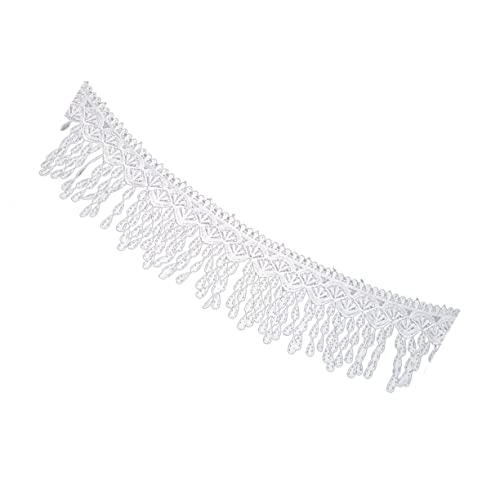 Ipetboom Lace Trim mit Quasten Breit Yards Weiß Dekoratives Nähzubehör für Diy Kleidung Taschen Bastelarbeiten für Hochzeitskleider Modeaccessoires Ipetboom Lace Trim mit Quasten Breit Yards Weiß Dekoratives Nähzubehör für Diy Kleidung Taschen Bastelarbeiten für Hochzeitskleider Modeaccessoires von Ipetboom
