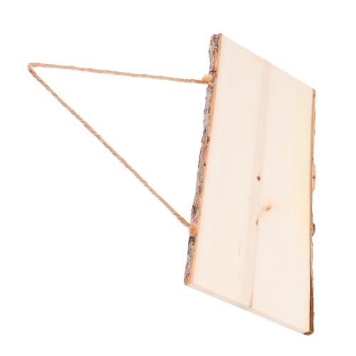 Ipetboom Leeres Holzschild zum Bemalen DIY Holzrohling für Geschäft Robuste Holzplatte für Handwerk Vielseitiges Hängendes Dekorationsbrett Langlebiges Holzbrettchen für Individuelle von Ipetboom