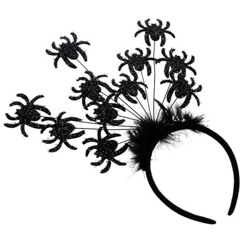 Ipetboom Leichtes Halloween-spinnen-stirnband aus Stabilem Filz und Bequemer Haarschmuck für Party und Cosplay als Fotorequisite für Unvergessliche Momente bei Festen von Ipetboom
